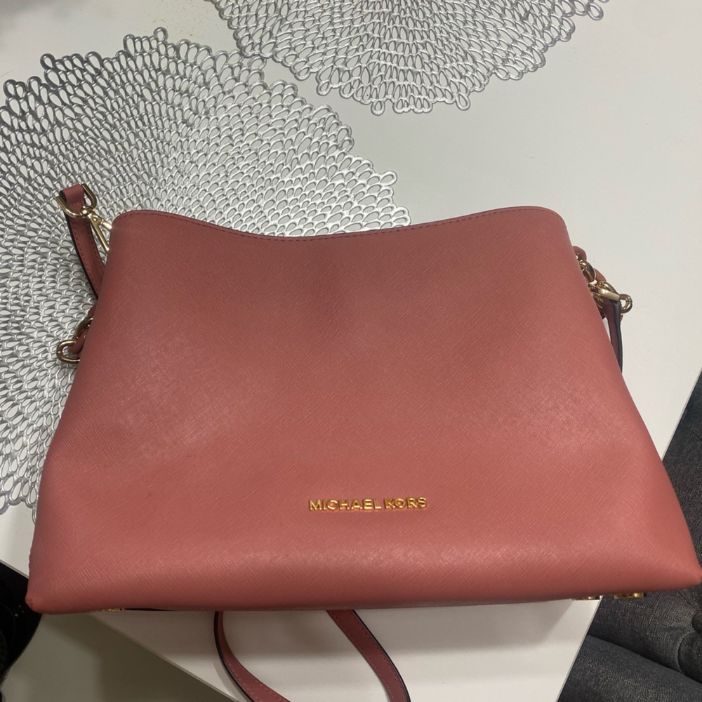 Michael Kors dusty rose purse.